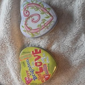 2 - Collectible Brighton Jewelry Heart Tins